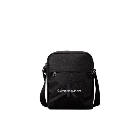 Calvin Klein Jeans Schwarze Messenger-Tasche aus recyceltem Polyester