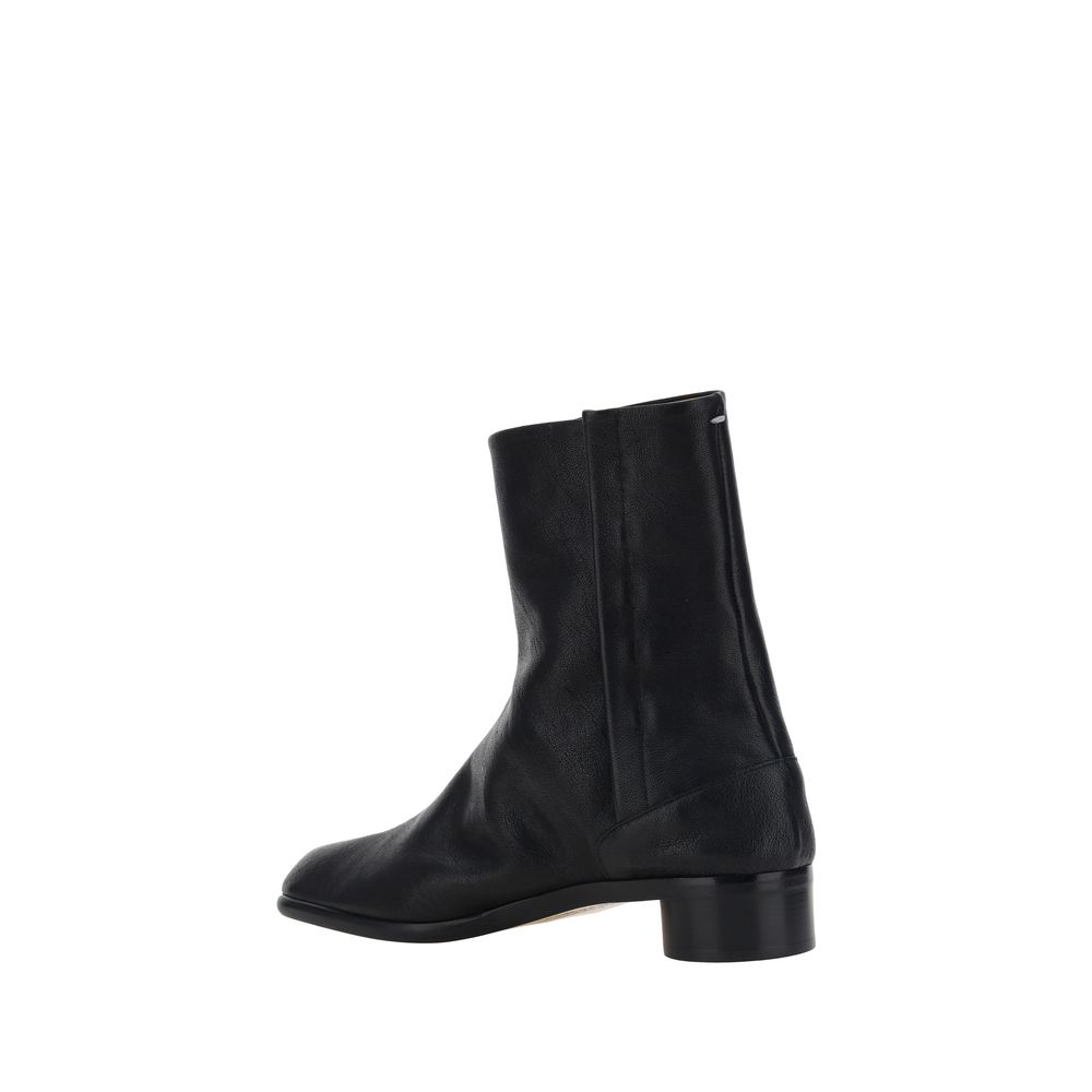 Margiela Black Camel Hair Boots