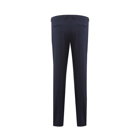 Lardini Blue Wool Dress Pants