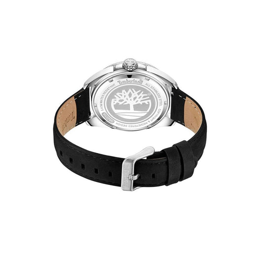 Timberland Black Leather Sport Watch