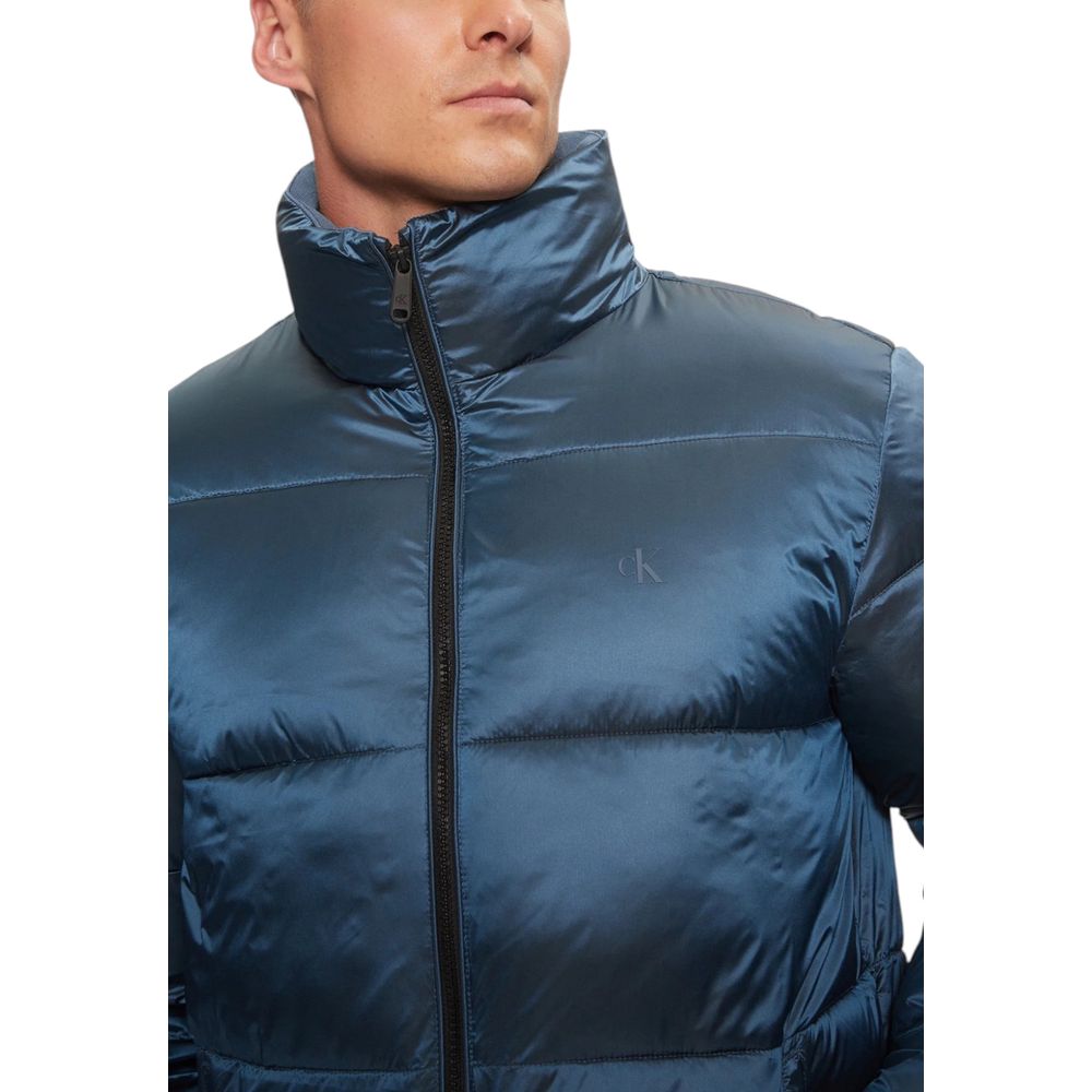 Calvin Klein Jeans Blaue Jacken aus recyceltem Polyamid &