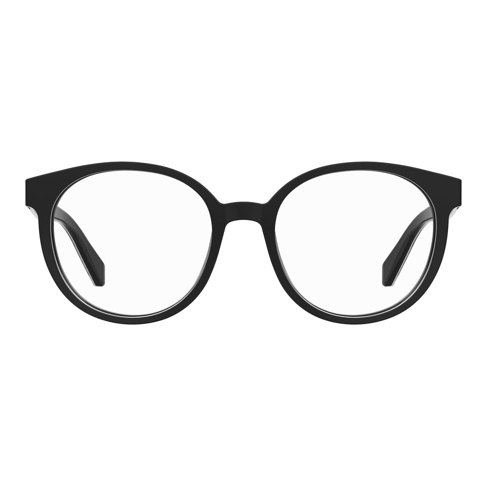 Love Moschino Schwarzer Acetat-Rahmen
