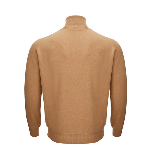 KANGRA Brown Wool Turtleneck