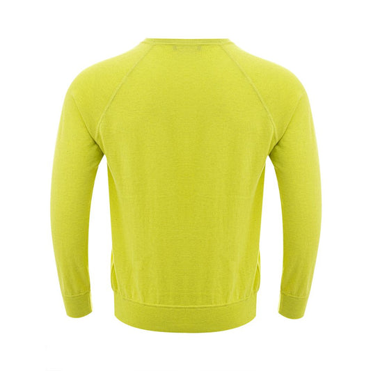 Gran Sasso Yellow Cotton Sweatshirt
