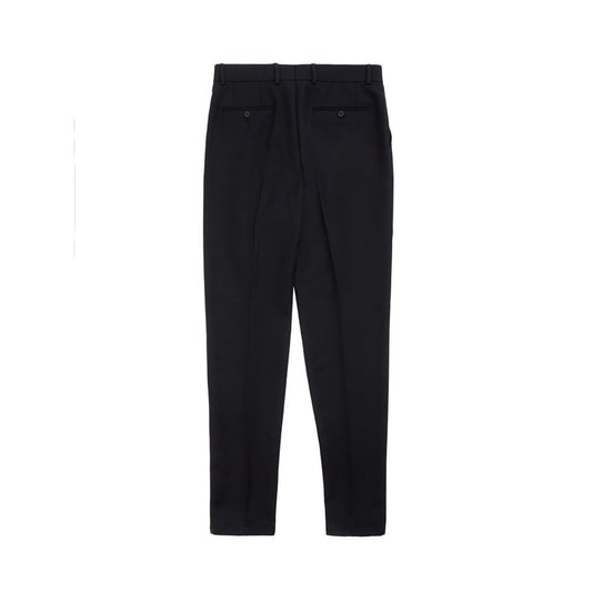 Dolce & Gabbana Black Polyester Dress Pants