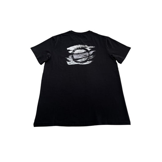 Trussardi Beachwear Black Cotton T-Shirt