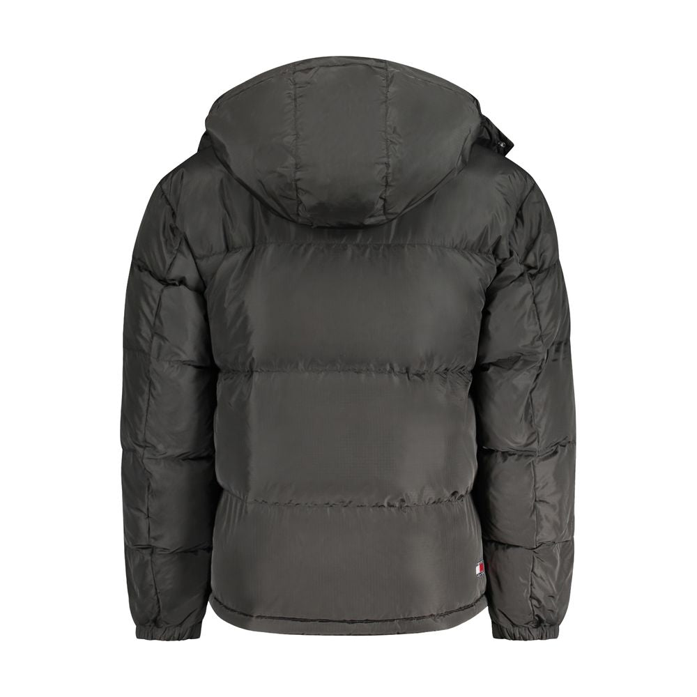 Tommy Hilfiger Schwarze Recycelte Polyester Herren Jacke