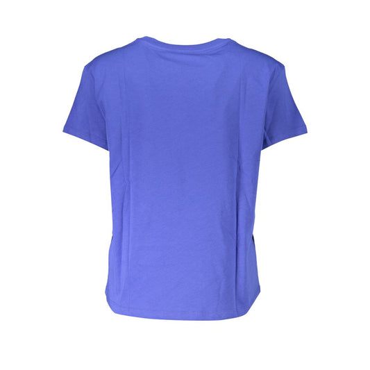 Patrizia Pepe Blue Cotton T-Shirt