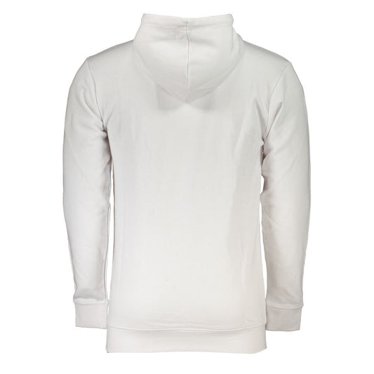 Cavalli Class White Cotton Sweatshirt