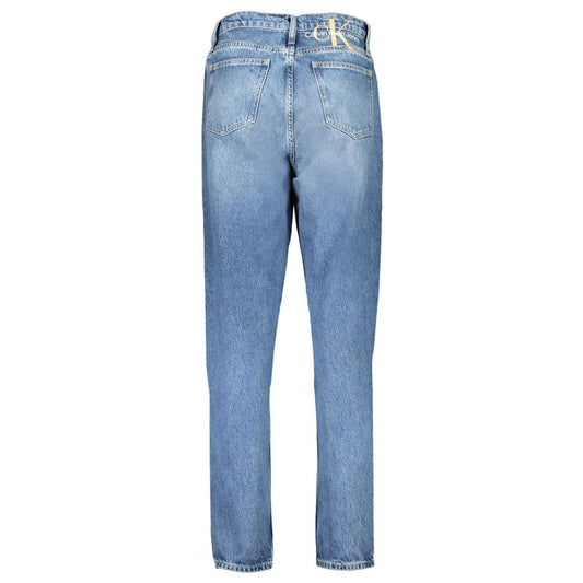 Calvin Klein Blue Cotton Women's Jeans