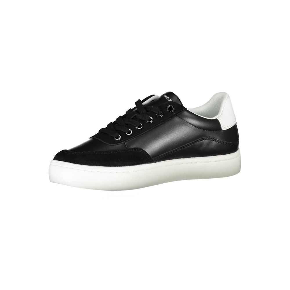 Calvin Klein Black Leather Women's Sneaker