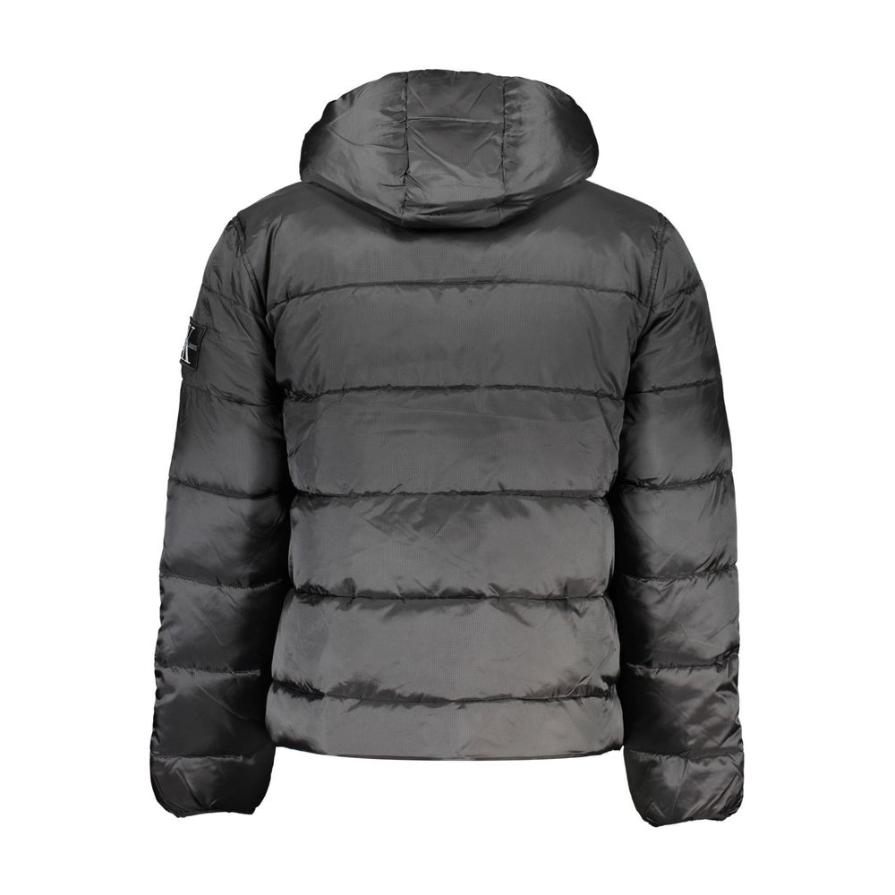 Calvin Klein Schwarze Polyester Herren Jacke