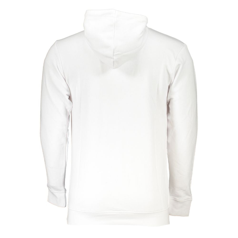 Cavalli Class White Cotton Sweatshirt