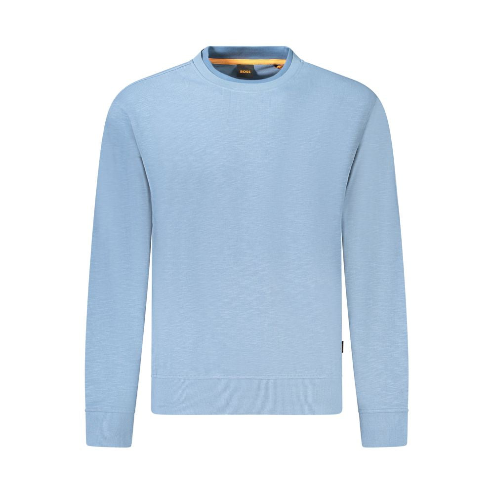 Hugo Boss Blauer Baumwollpullover für Männer