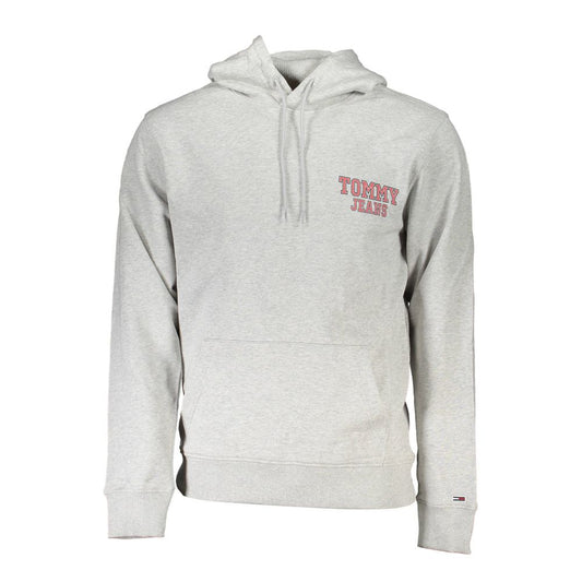 Tommy Hilfiger Grauer Baumwollpullover für Männer