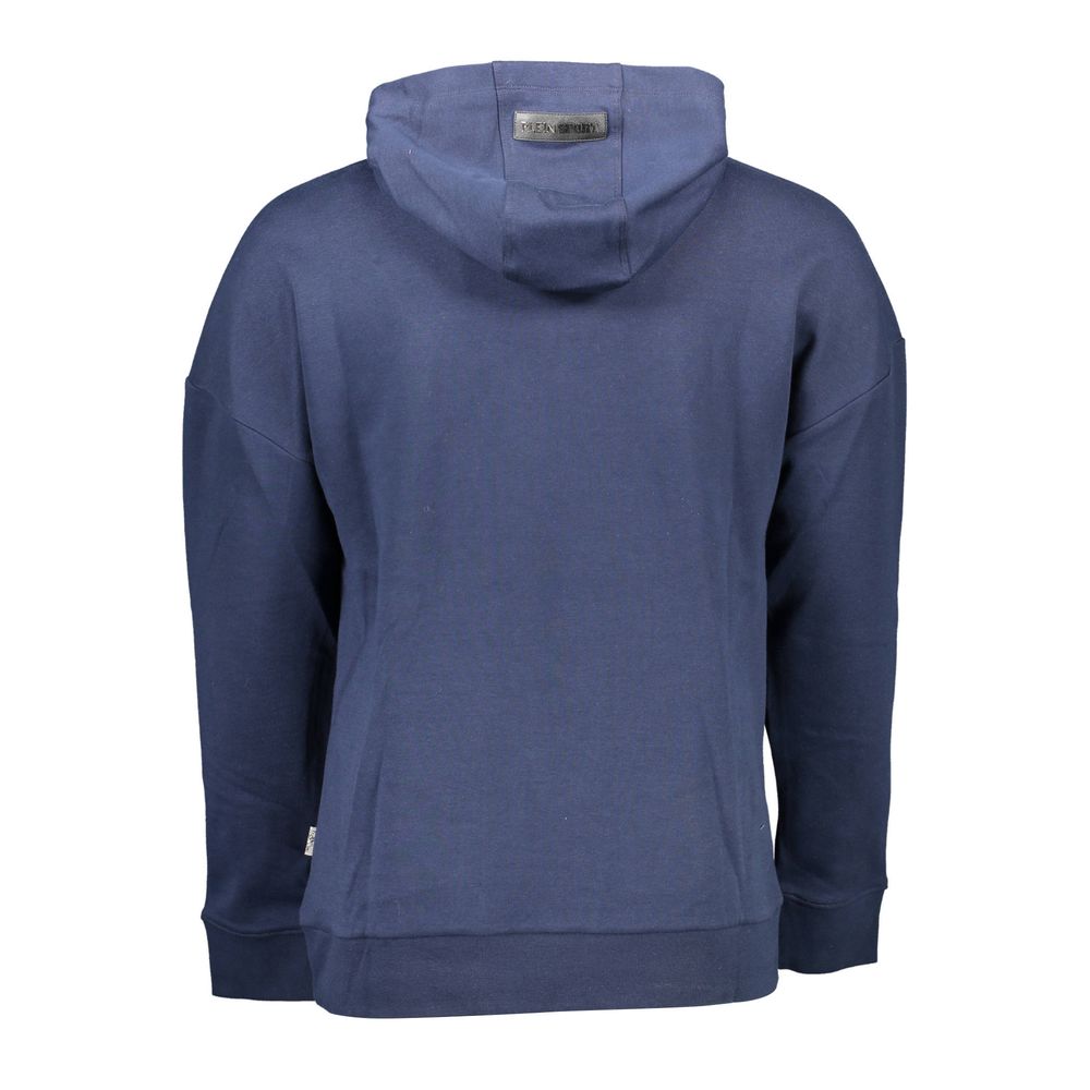 Plein Sport Blue Cotton Men's Hoodie