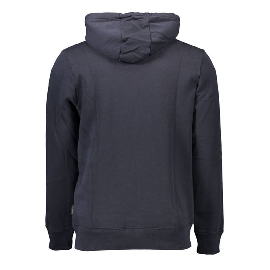 Napapijri Blue Cotton Men's Hoodie