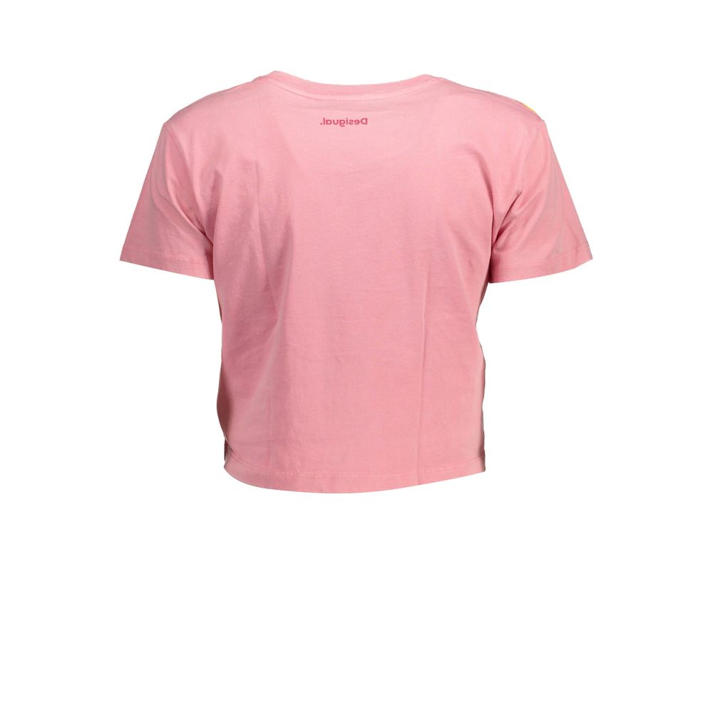 Desigual Rosa Cotton Women T-Shirt