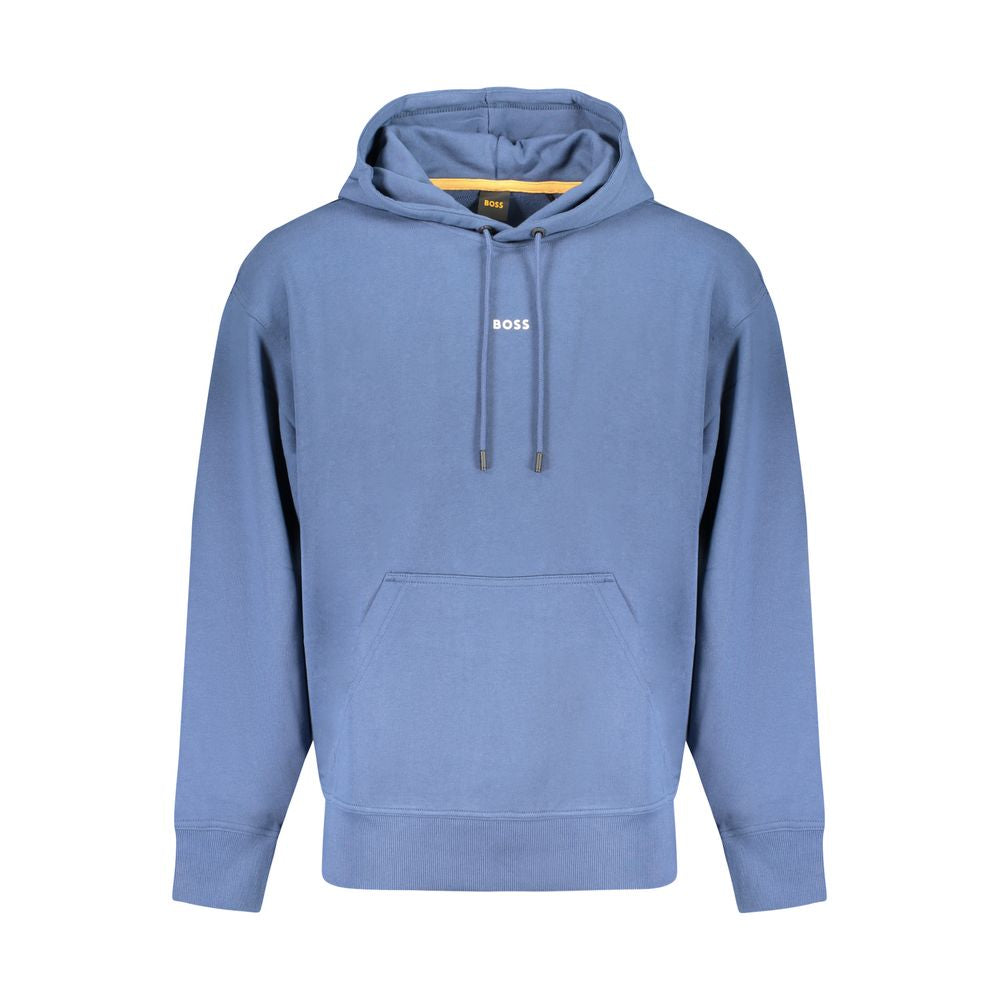 Hugo Boss Blauer Baumwollpullover für Männer