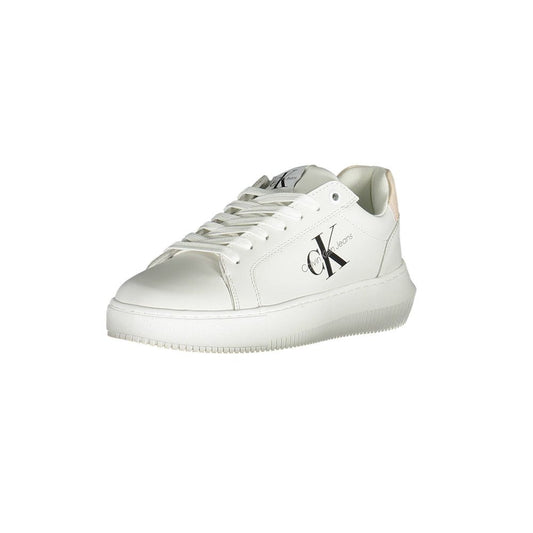 Calvin Klein White Polyester Women Sneaker