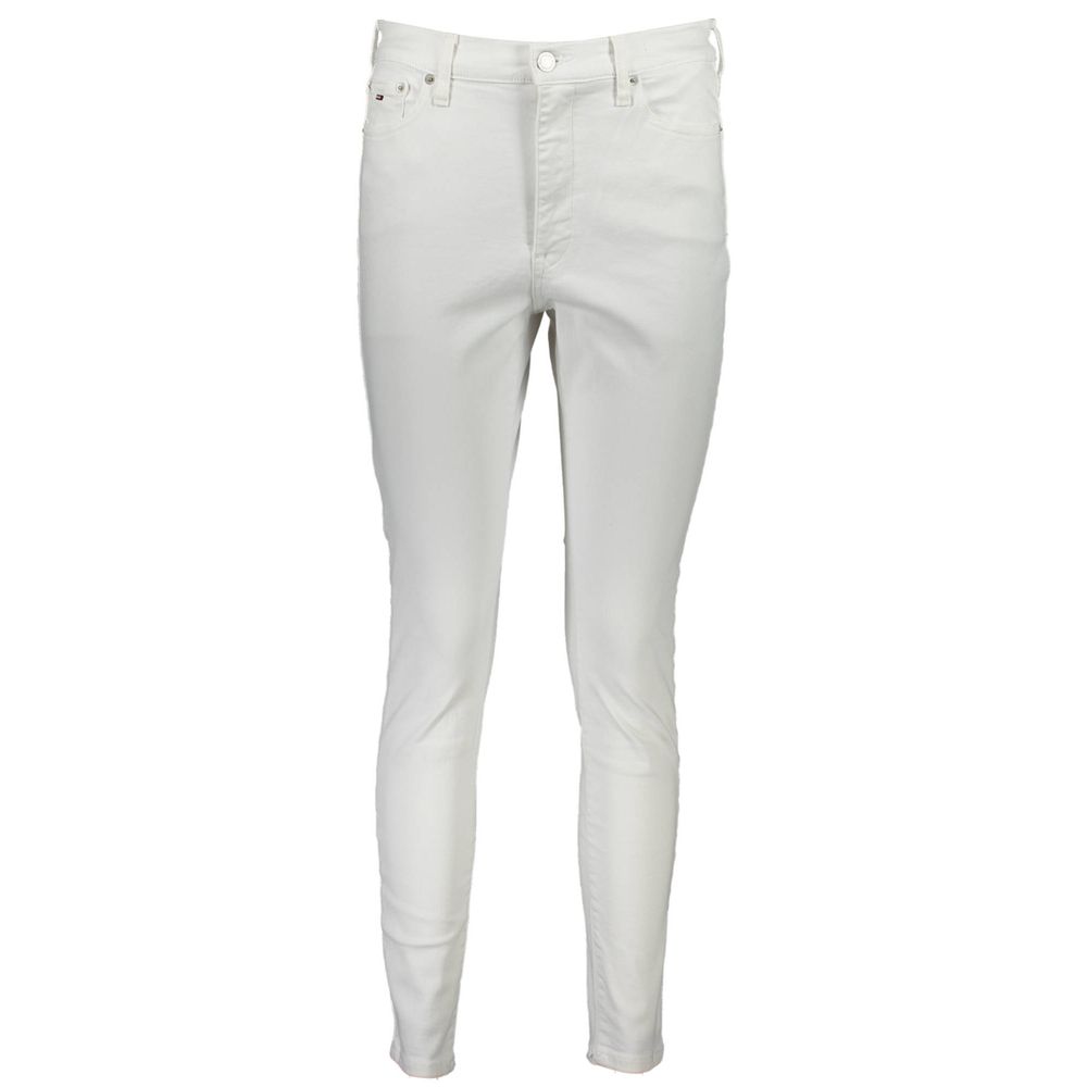 Tommy Hilfiger Weiße Baumwoll-Jeans für Frauen
