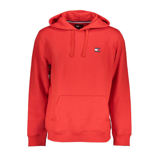 Tommy Hilfiger Roter Baumwollpullover für Männer