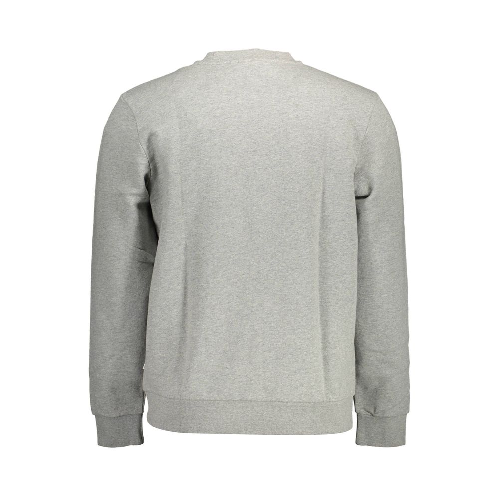 Napapijri Grigio Cotton Men Sweatshirt