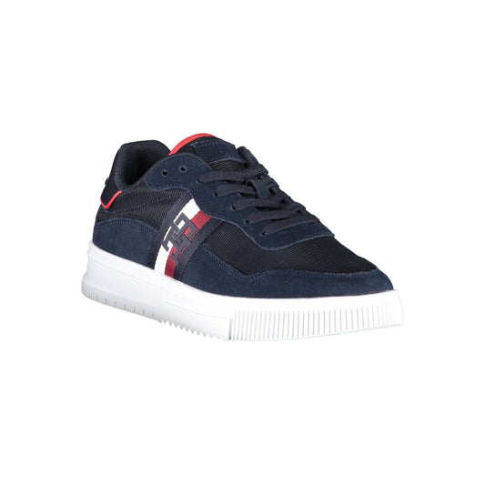 Tommy Hilfiger Blue Polyester Athletic Sneakers