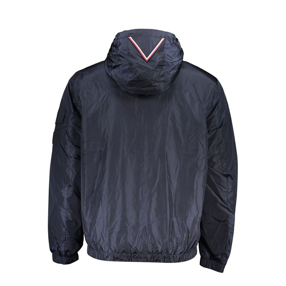 Tommy Hilfiger Blaue Nylon Herrenjacke