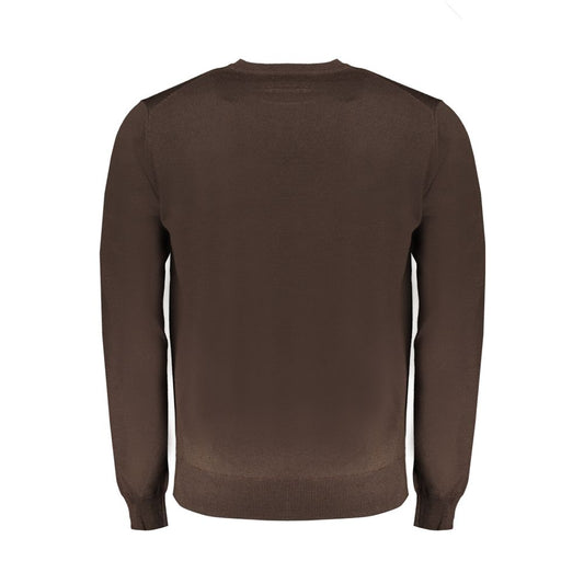 Harmont & Blaine Brown Wool Sweatshirt