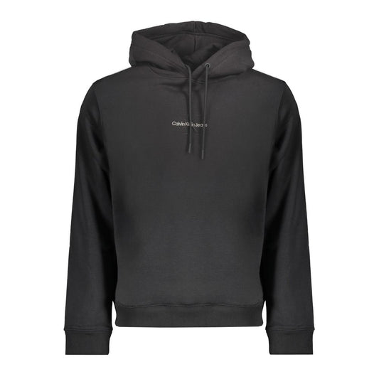 Calvin Klein Schwarzer Baumwollpullover für Männer
