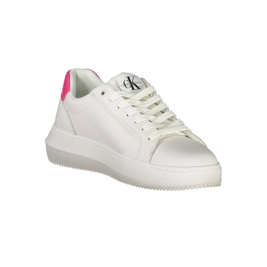 Calvin Klein Weißes Leder Damen Sneaker