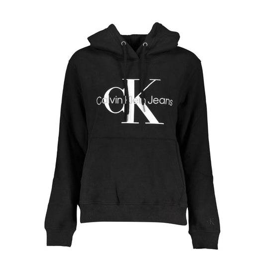 Calvin Klein Schwarzer Baumwollpullover für Frauen