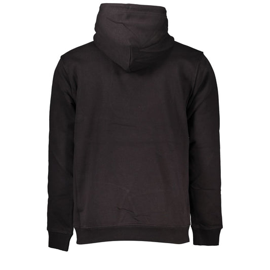 Tommy Hilfiger Schwarzer Baumwoll-Sweater Hoodie für Männer
