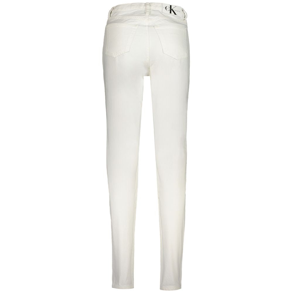 Calvin Klein Weiße Baumwolle Frauen Jeans