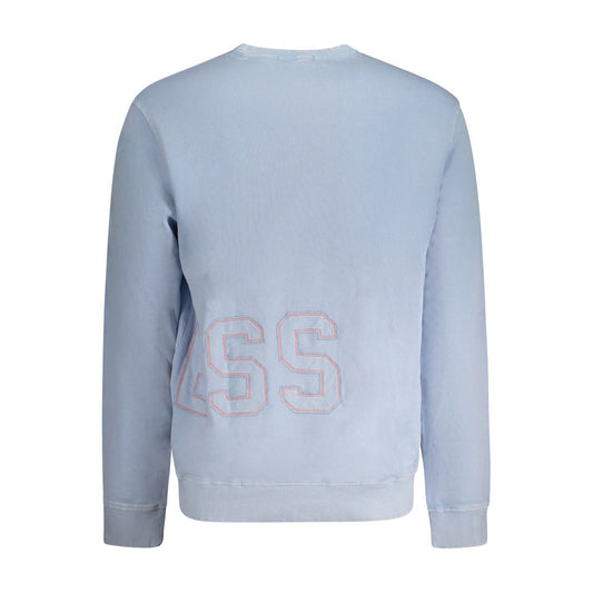 Guess Jeans Azzurro Cotton Men Sweatshirt
