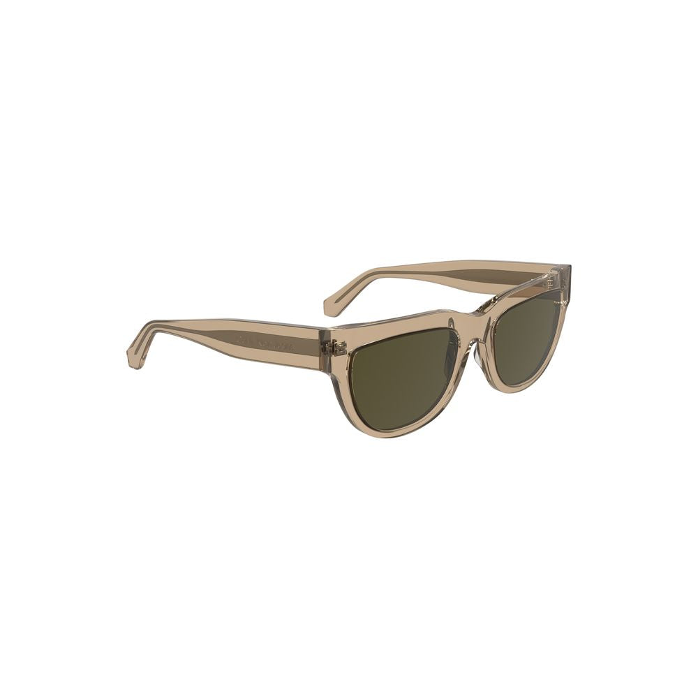 Calvin Klein Braune Acetat-Sonnenbrille für Frauen