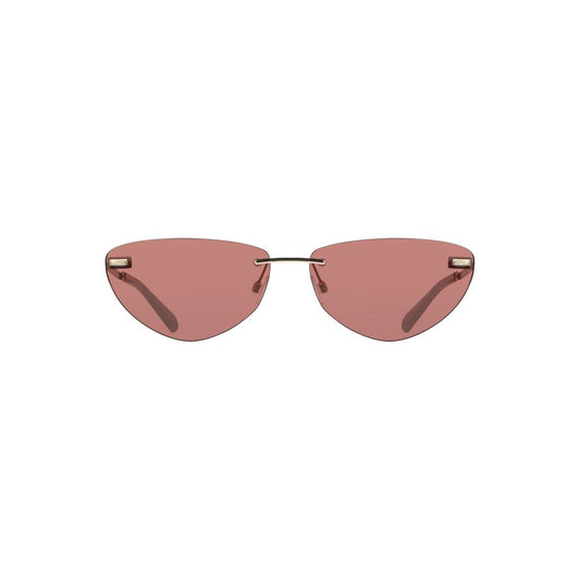 Calvin Klein Rosa Metall Damen Sonnenbrille