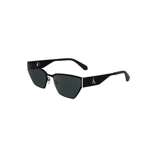 Calvin Klein Schwarze Metall-Sonnenbrille für Frauen