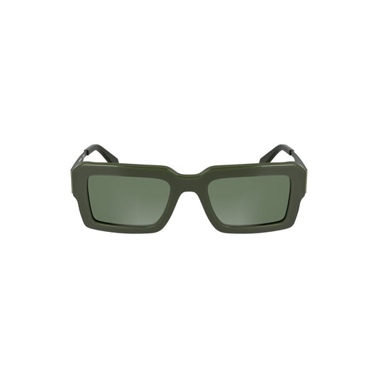 Calvin Klein Grüne Acetat-Sonnenbrille für Frauen
