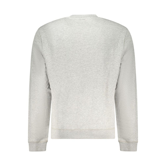 Napapijri Grigio Cotton Men Sweatshirt
