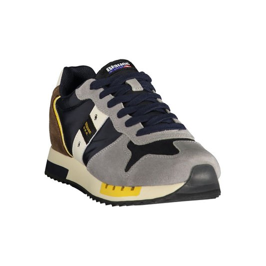 Blauer Gray Polyester Athletic Sneakers