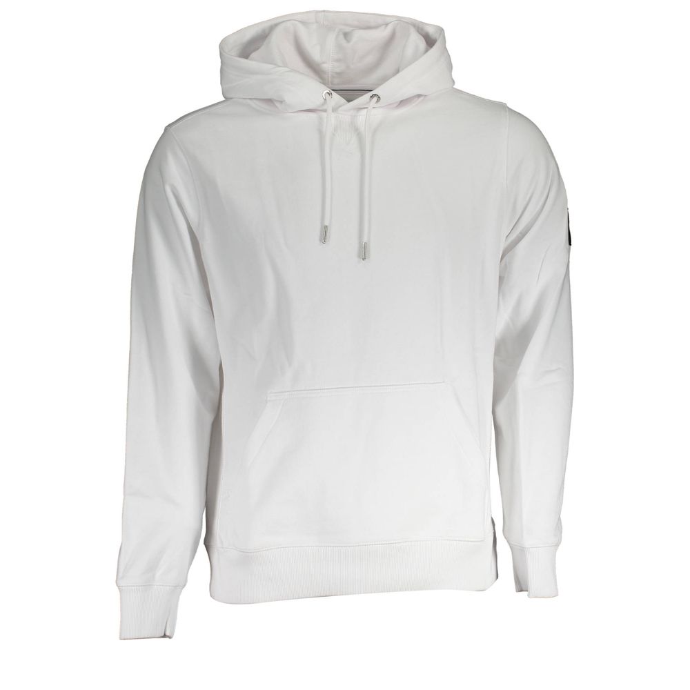 Calvin Klein Herrenpullover aus weißer Baumwolle
