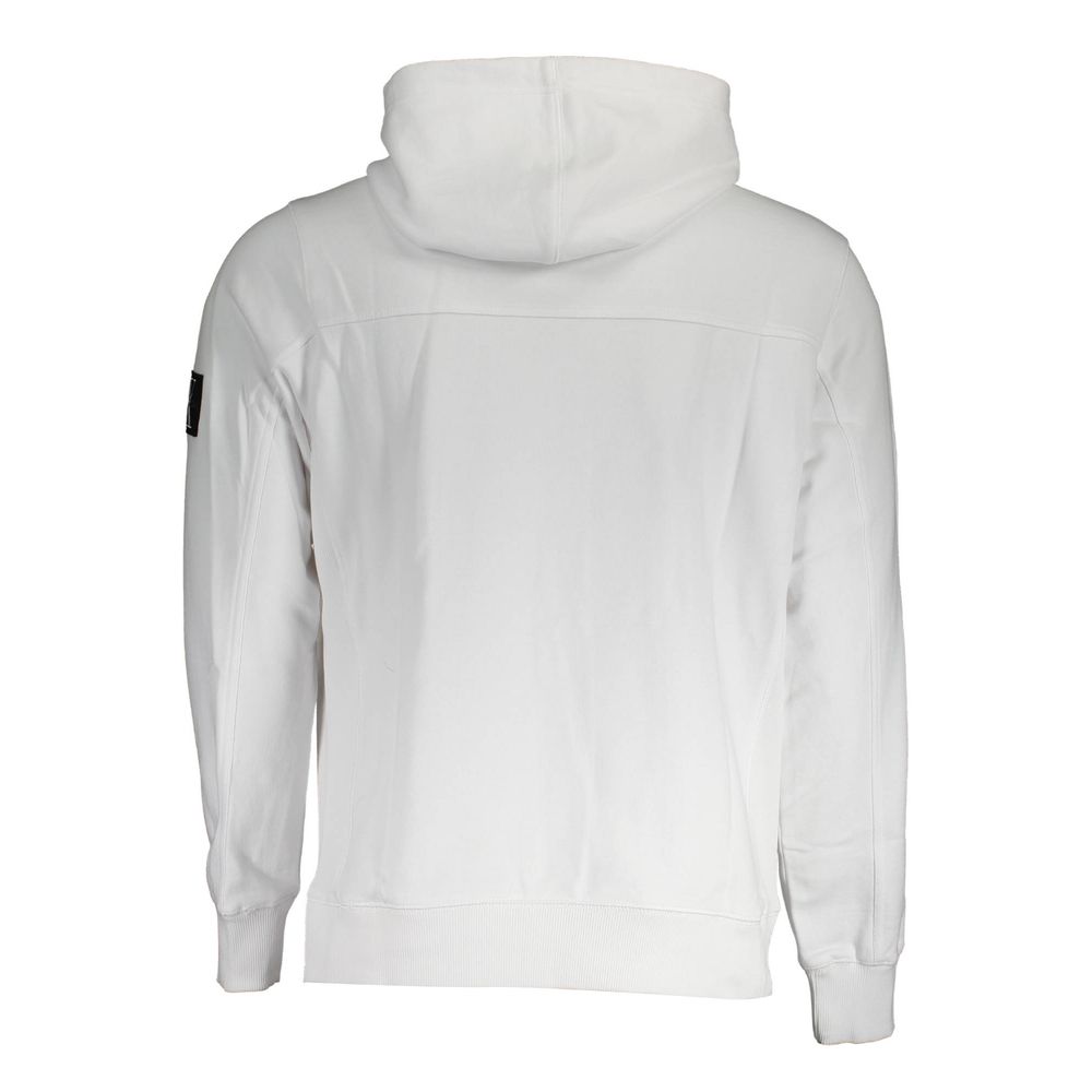 Calvin Klein Herrenpullover aus weißer Baumwolle
