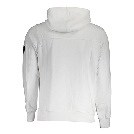 Calvin Klein Herrenpullover aus weißer Baumwolle