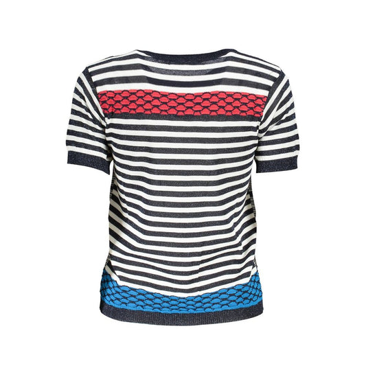 Desigual Blauer Baumwollpullover für Frauen