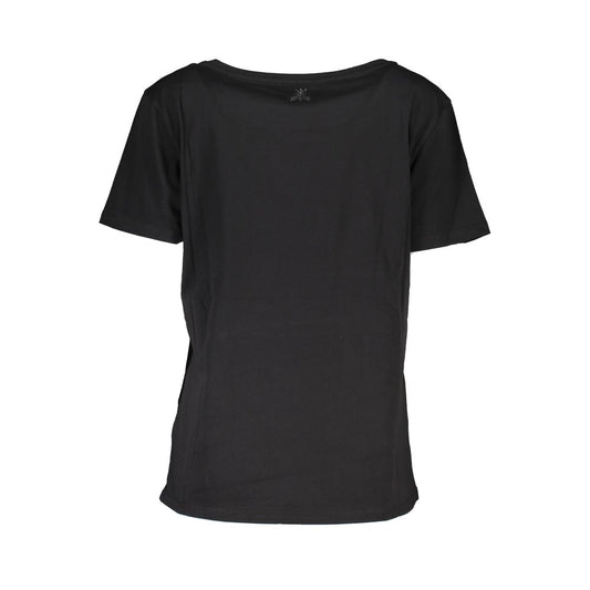 Patrizia Pepe Black Cotton T-Shirt