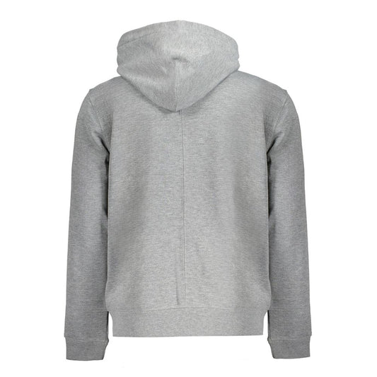 Calvin Klein Grauer Kapuzenpullover aus recyceltem Polyester für Männer