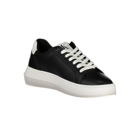 Calvin Klein Black Polyester Athletic Sneakers