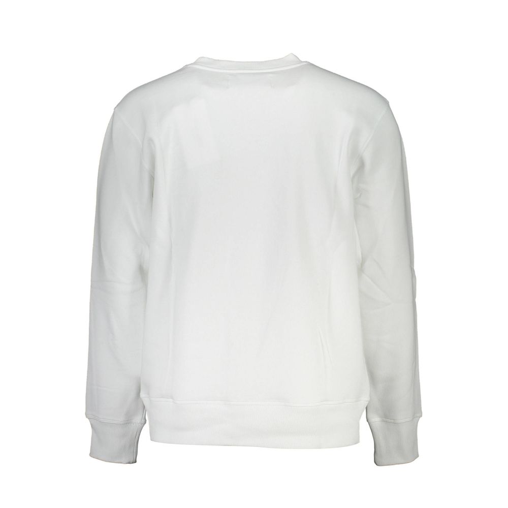 Calvin Klein Weißer Baumwollpullover für Männer
